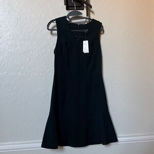 Banana Republic Dark  Teal Midi Dress with Flared Hem